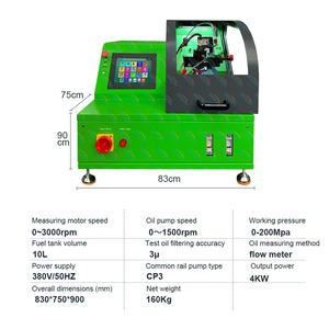 Máquina de Prueba de Inyectores Diesel de Riel Común de Alta Presión Beacon Machine Eps211, <span class=keywords><strong>Banco</strong></span> de Pruebas de Inyectores Piezoeléctricos Eps205 Eps200 - Product Image 4