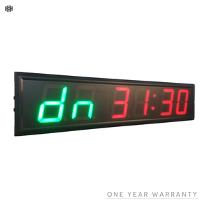 Hangzhou Hong Hao Control remoto electrónico LED cuenta regresiva Reloj de pared multifuncional Gimnasio Ejercicio Temporizador - Product Image 4