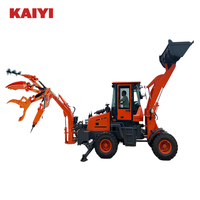 Mini caricatore cinese le estremità anteriori del secchio sono impegnati bulldozer di scavo della ruota multifunzionale della terna della canna da zucchero