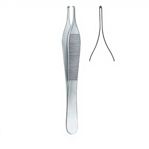 Pinzas Quirúrgicas A-1 VERITAS de 12.5cm, Acero Inoxidable, Atraumáticas, Reutilizables, Instrumento Quirúrgico con Certificación CE ISO 13485 para Hospital y Clínica - Product Image 1