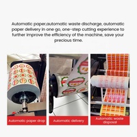 Nueva Cortadora de Rollos de Alimentación Automática con Servomotor, Impresora de Etiquetas, Máquina de Corte de Múltiples Hojas, Cortadora de Rollos, Plotter de Gráficos