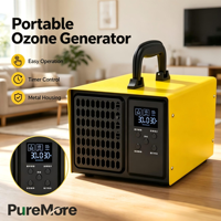 Générateur d'ozone, éliminateur d'odeurs, machine à ozone haute capacité, ozonateur pour éliminer les odeurs de fumée, de voiture, de sous-sol, de chambre d'animaux, purificateur d'air