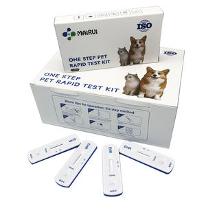 Kit de <span class=keywords><strong>test</strong></span> rapide Mairui pour les soins des animaux de compagnie Détection de l'EHR/CPV/CCV/CDV/ANA Bandes de <span class=keywords><strong>test</strong></span> vétérinaires Utilisation commerciale à domicile Durée de conservation de 2 ans - Product Image 2