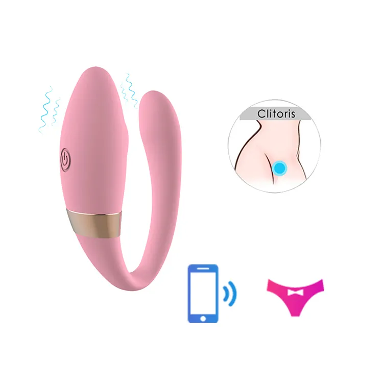 Adult Sex Toy Vrouwen Krachtige U-vorm Smart Telefoon Gecontroleerde Vibrator