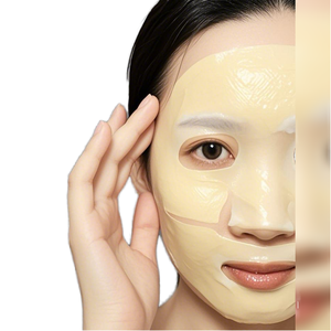 Anti-kırışıklık kaldırma beyazlatma hyaluronik asit C vitamini kollajen gece sarma levha yüz maskesi tüm cilt için çok renkli - Product Image 2