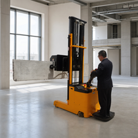 Chariot élévateur électrique pour la manutention de plaques de plâtre et de dalles de sol, capacité lourde de 1,5 tonne, pour la construction et l'entrepôt