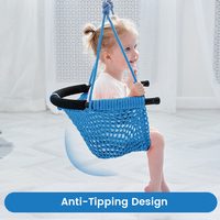 Ropecube Premium : Système de sécurité pour balançoire bébé en tricot doux avec mousquetons à installation rapide – Idéal pour aires de jeux, garderies et usage domestique