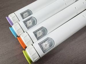 Stylo <span class=keywords><strong>seringue</strong></span> en <span class=keywords><strong>plastique</strong></span> jetable, compatibilité cartouche de 3 <span class=keywords><strong>ml</strong></span>, couleur personnalisée disponible. - Product Image 2