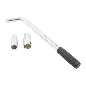 Clé à douille en L pour réparation automobile, tige télescopique allongée 1/2, clé à molette à levier d'extension pour roues, ensemble d'outils de réparation automobile à économie d'effort - Product Image 1