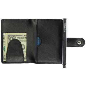 CardHoda Aluminum Card Holder Minimalist <b>Wallet</b> <b>RFID</b> <b>Blocking</b> Unisex Short Fold Closure Money Clip - Product Image 2