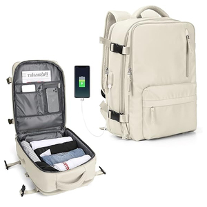 Blanco 40l a prueba de agua de lona encerada para mujer 15,6 16 en <span class=keywords><strong>mochila</strong></span> para portátil para mujer HP <span class=keywords><strong>Lenovo</strong></span> Dell Computer - Product Image 2