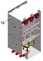 Dispositivo de conmutación con aislamiento de gas 24kV-630A SF6 (tipo B) Fabricante GIS RMU, accesorio de interruptor de alto voltaje, unidad principal de anillo OEM/ODM