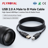 Kabel pengisian daya Cepat kabel USB 2.0 USB-A male ke usb-b male