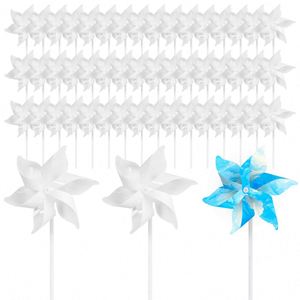 Pinwheels vierges pour sublimation, blancs, en vrac, pour artisanat, produits vierges pour sublimation, pinwheels tournants au vent - Product Image 1
