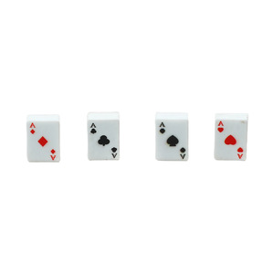 Lanshuo Resin <b>Playing</b> <b>Card</b> Figurines Miniature 3D Home Decoration Craft Model - Product Image 5