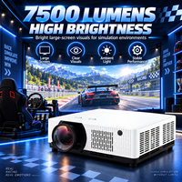 Projecteur laser WUXGA 7500 lumens à courte focale, multi-projecteur pour simulateur de course et simulateur de vol