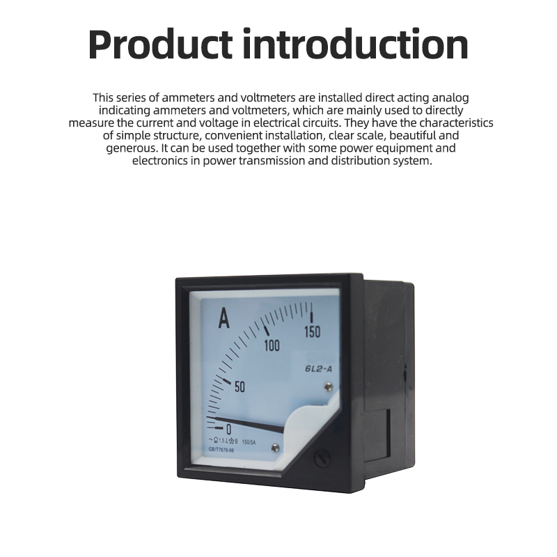 analog panel ammeter