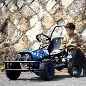 Kart Eléctrico Comercial QIQU para Niños, Llantas de Vacío de 13 Pulgadas, Motor sin Escobillas, Transmisión por Eje, Asiento Ajustable, Velocidad Máxima de 40 km/h - Product Image 2
