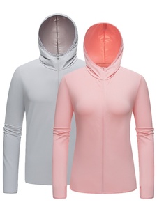 Outdoor Summer Sunscreen Printed Wrinkle-Resistant Clothing Men Women Lightweight Breathable Workwear Jacket UPF50+ Hooded Full