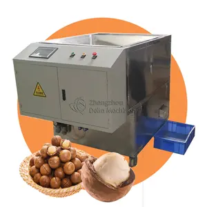 Macchina per l'apertura della Macadamia, macchina per il taglio della noce di Macadamia completamente automatica, macchina per Cracker della regina delle noci