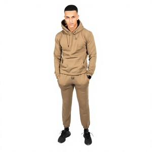 <b>Summer</b> Sale Unisex Tracksuit Two Piece Set Comfortable <b>Hoodie</b> Joggers Relaxed Fit Everyday Streetwear Custom Branding OEM - Product Image 1