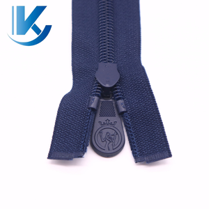 Durable Custom Coil Nylon Ropa Cremallera 5 # Chaqueta abierta del fabricante Eco-Friendly Plain Open Tail Zipper Bolsa incluida - Product Image 3