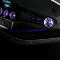 Éclairage d'ambiance pour voiture Mercedes-Benz CLA/GLA/A/B-Class W156/W117/W246/W176 2013-2019 LHD/RHD Systèmes d'éclairage automatique 64 couleurs