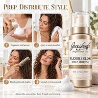 Mousse coiffante Private Label Easy Going légère, douce, pour des mouvements fluides et une finition brillante