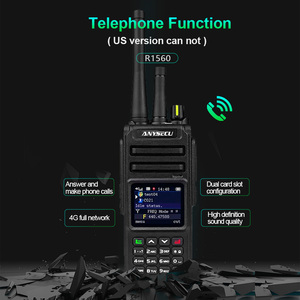 Anysecu R-1560 4G+Analog UHF 5 Watts Radio IP de Modo Dual con Tarjeta SIM Walkie Talkie DS1560 Compatible con REAL PTT 4G LTE POC GXIN - Product Image 4