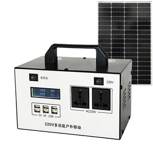 Portable Large-Capacity 1000Wh Lithium Ion <b>Solar</b> <b>Generator</b> MPPT Controller External Battery RV Port 600W Outdoor Emergency <b>Solar</b> - Product Image 1