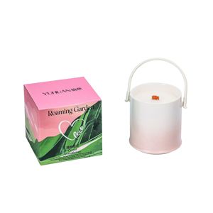 Wood Wick Scented Candle Luxury Long Lasting Aroma Candle Home Decor Gift For Birthday Festival Atmosphere - Product Image 1
