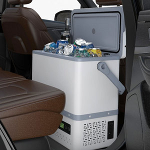 Camping Outdoor Cooler <b>Box</b> 12L Refrigerator Compressor Portable <b>Freezer</b> Car Cooler Fridge Camping Solar Energy with Battery - Product Image 6