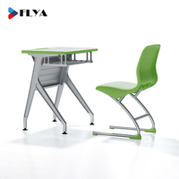 Mobilier scolaire moderne Chaises de salle de classe pour étudiants Table de bureau Chambre à coucher du collège Salon Bureau à domicile Utilisation en appartement