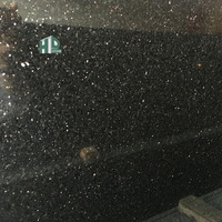 Granit Noir Naturel Poli « Black Galaxy » Demi-Dalles de Pierre de Granit Noir pour Plans de Travail