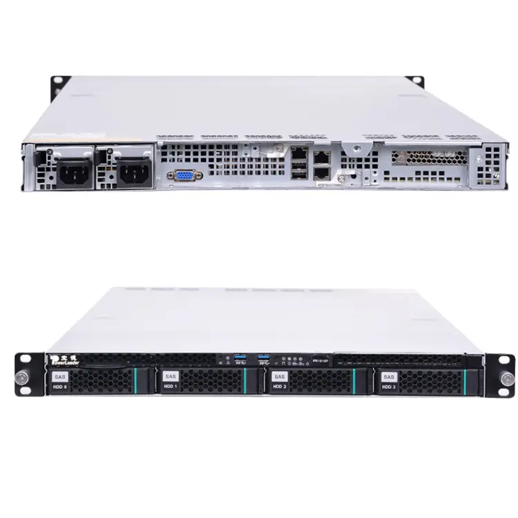 High Performance PowerLeader 1U rack server Socket Cloud Server PR1510P cloud server