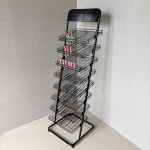 Chariot de rangement portable et moderne pour vernis à ongles, présentoir professionnel en fer, étagère à cosmétiques pour salon de beauté - Product Image 3