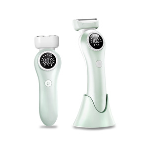 Rasoio Elettrico Senza Fili per Donne, Trimmer Indolore Ricaricabile per Zona Bikini, Depilatore Impermeabile IPX7 per Viso/Ascelle - Product Image 1