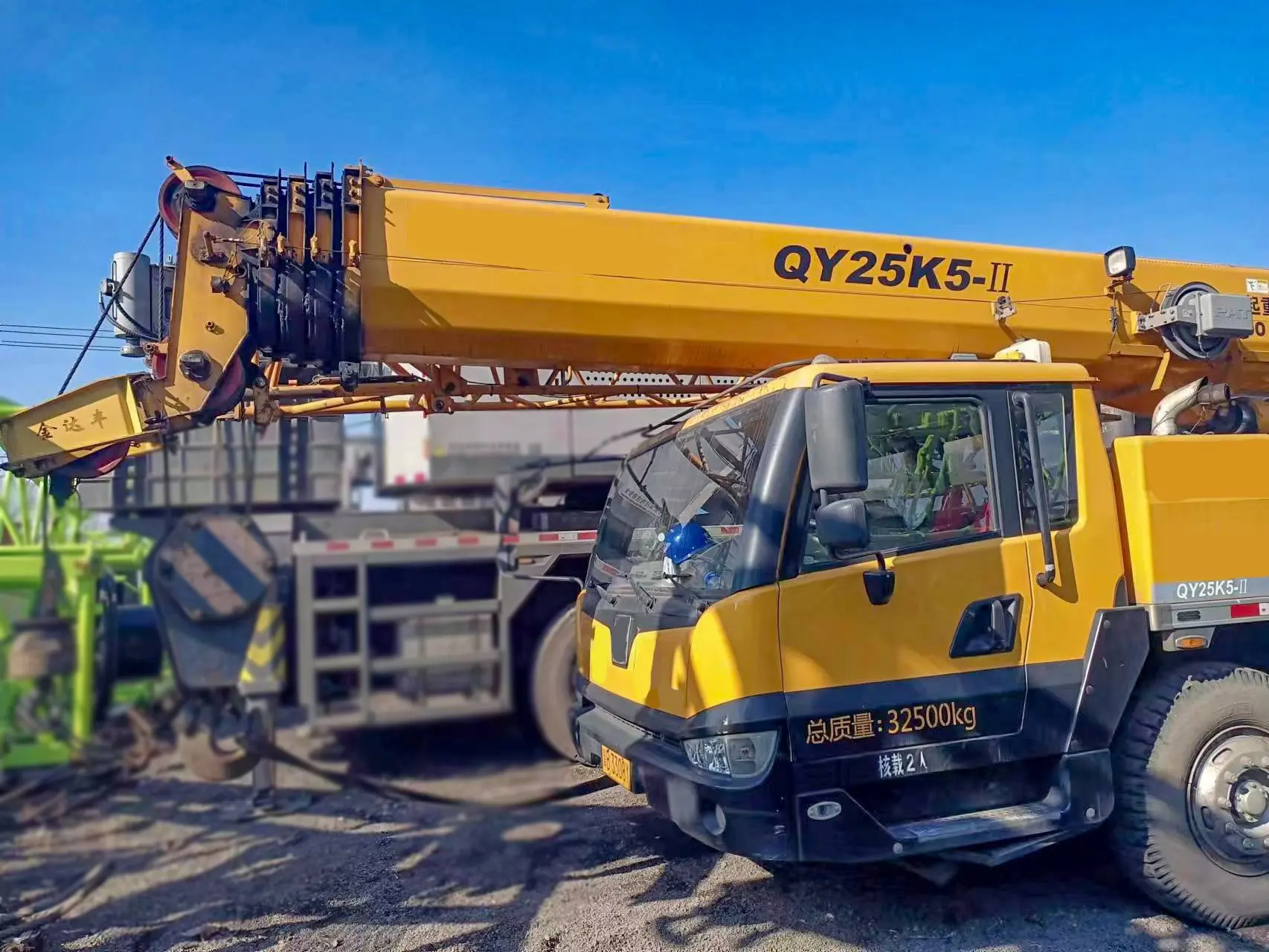 QY25K5-II kran 47m 25 Tonnen LKW-Kran Gebrauchter mobiler Heb ekran zum Verkauf