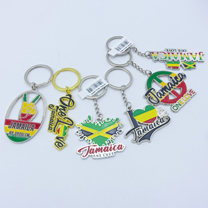 Porte-clés en émail personnalisé, magnifiques souvenirs tendance, porte-clés d'hôtel, Mexique, <span class=keywords><strong>Barcelone</strong></span>, Londres, Hawaï, Jamaïque - Product Image 2