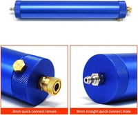 30MPa Öl-Wasser-Abscheider 8mm PCP-Luft kompressor pumpe 4500Psi Hochdruck-Luftfilter-Tauch abscheider L300mm OD50mm