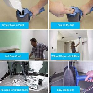 Home Outdoor DIY <b>Paint</b> Brush Multi-function Tool <b>Paint</b> Roller Brush <b>Set</b> Wall Decoration Professional <b>Paint</b> Brush - Product Image 6