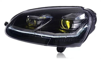 AURON 2003-2011 VW Golf 5 Lámpara LED de Luz Baja, Directo de Fábrica, Nueva, 12V 36W 6000 lm 6000K, Ajuste Universal, 6 Meses de Garantía, Alta Calidad