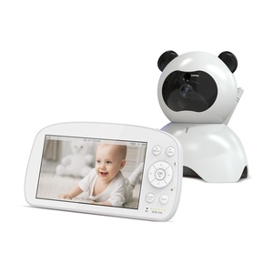 Babyphone BM5501 PTZ Vision à 360 degrés Vision nocturne infrarouge Image Ultra HD Écran 5,5 pouces Multi-langues Alarme <span class=keywords><strong>sonore</strong></span> - Product Image 3