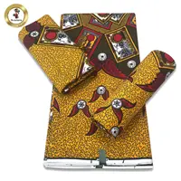 Ratón de algodón telas africanas tejidos Impresión de cera africana para la venta al por mayor
