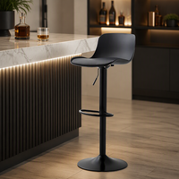 Chaises de bar modernes de luxe en similicuir PP, réglables, pivotantes, pour comptoir de cuisine, pour table de bar
