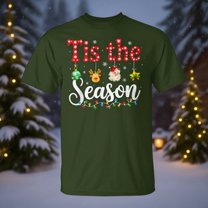 T-shirt de Noël avec motif de fêtes, design de Noël - Product Image 3