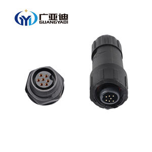 Водонепроницаемый латунный контактный адаптер IP68, 2-контактный (штекер/гнездо), круглый промышленный электрический кабельный соединитель для светодиодов и авиации - Product Image 6