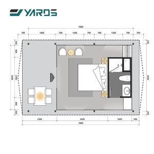 Carpas de Glamping de Lona Impermeables de Lujo para Exteriores, Casa de Campaña Tipo Hotel con Baño, Estilo Africano de Madera, Modelo E32 para Campamento al Aire Libre - Product Image 4