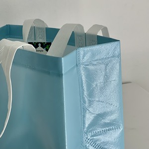 Bolsa de Tela No Tejida Resistente en Oferta, Diseño Plegable Ligero, Patrón de Dibujos Animados, Reutilizable, Personalizable, para Exposiciones, Día de la Madre - Product Image 5