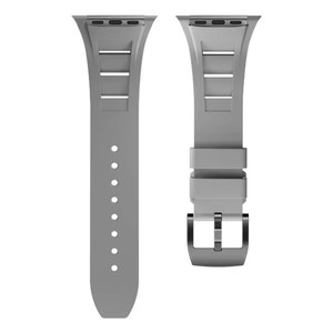 Bracelet en caoutchouc fluoré <span class=keywords><strong>pour</strong></span> <span class=keywords><strong>Apple</strong></span> <span class=keywords><strong>Watch</strong></span> 11 10 9 8 7 6 5 4 SE, modifié <span class=keywords><strong>pour</strong></span> le bracelet Richard Ultra 1/2, <span class=keywords><strong>pour</strong></span> hommes, <span class=keywords><strong>cadran</strong></span> 44 mm/45 mm/49 mm - Product Image 4